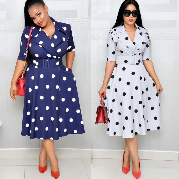 Polkadot Maxi Dress